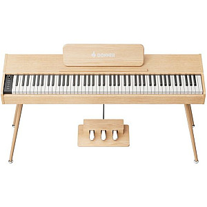 Donner DHP-200 Pro Digital Stage Piano, Beige